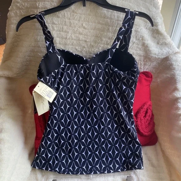 Gottex 2 Piece Swimsuit Underwire Adjustable Bra Straps New With Tags